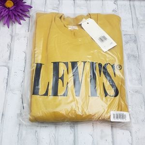 New** LEVI'S Graphic Crewneck Sweatshirt, Size M